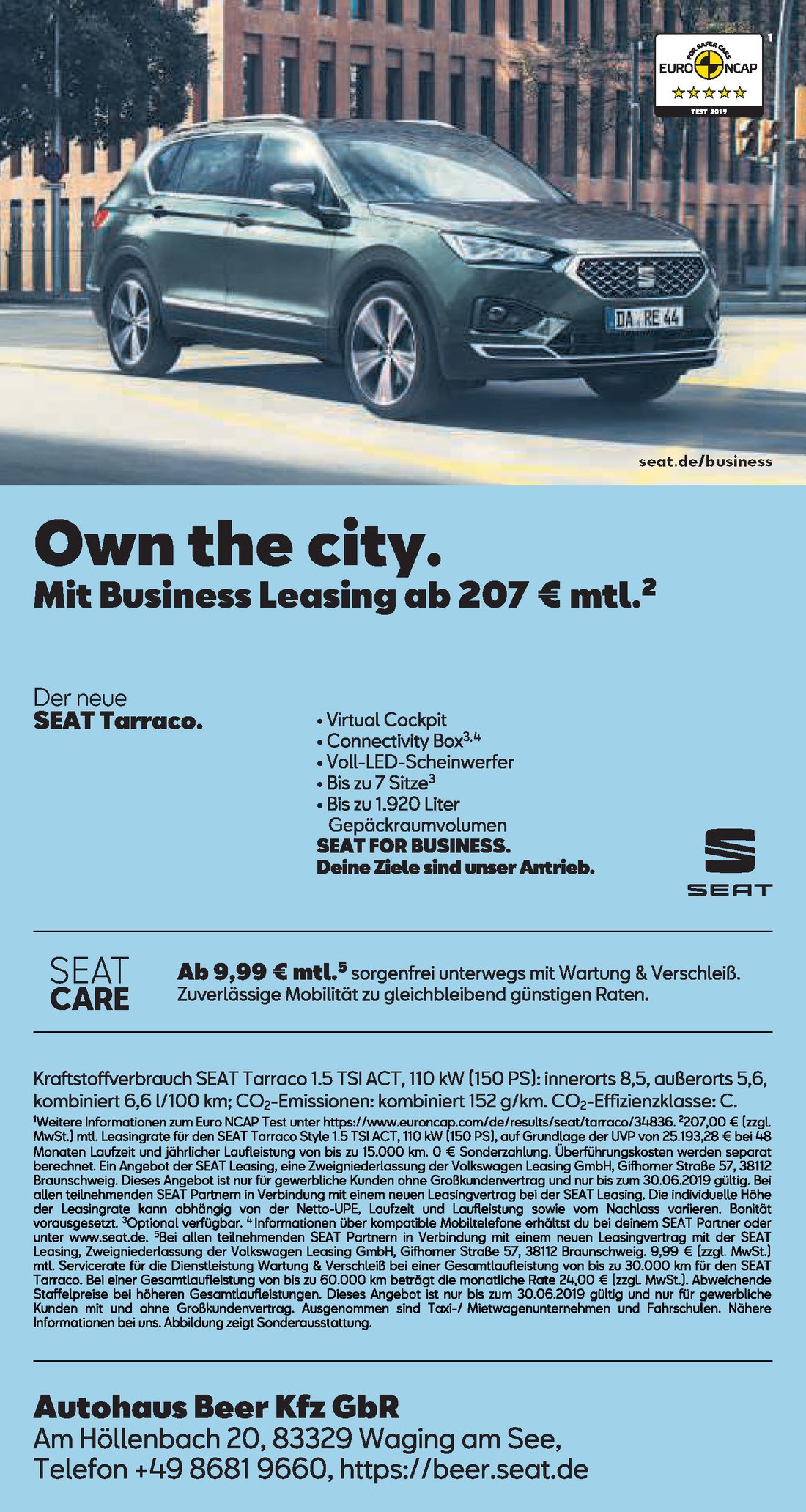 Business Leasing Seat Tarraco ua
