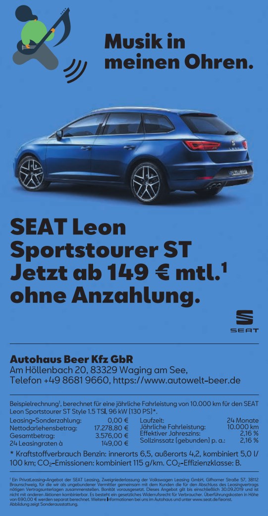 SEAT Leon Sportstourer ST ab 149