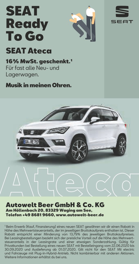 SEAT 16 prozent geschenkt