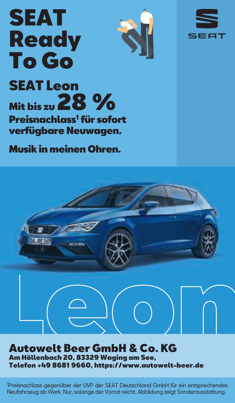 seat leon bis zu 28 prozent