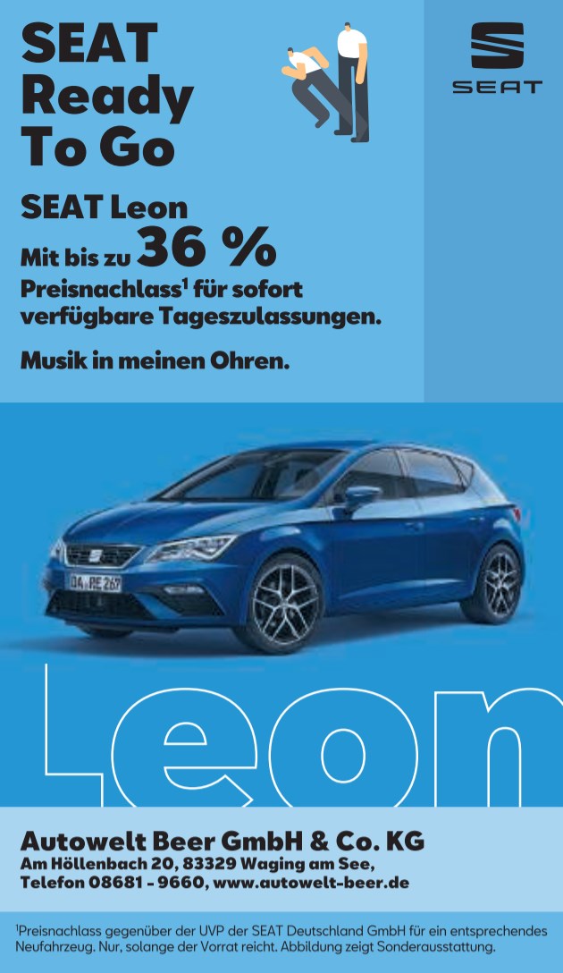 seat leon bis zu 36 prozent